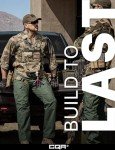 CQR Men's Tactical Pants, Water Resistant Ripstop Cargo Pants, Lightweight EDC Work Hiking Pants, Outdoor Apparel, Raider Mag Green Kelp, 40W x 34L