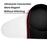 Invisible Adhesive Push-Up Bra - Sticky Strapless Bra with Clear Nipple Cover for Backless Dresses/Tops Black D