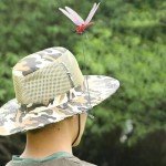 3 PCS Outdoor Fake Dragonfly Rod Clip, 3D Dragon Fly Garden Stakes & Hat Simulation Decor, Insert Pole Clip, Removable Natural Waterproof Decoration for Garden, Patio, Balcony(10PC-D)