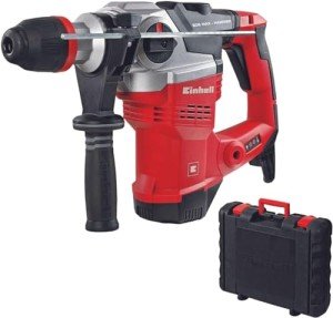 Einhell Hammer drill TE-RH 38 E (1050 W, SDS-MAX chuck, comes in a box with a metal depth stop and an additional handle with non-slip grooving)
