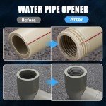 PVC Pipe Internal &, 2025 External Thread Tool, Integrated Internal & External Pipe Threading Tool, Electric Drill Compatible PVC Pipe Threader Kit (Six Points)