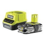RYOBI One+ RCK182B-225SA6 Duo Impact Drill + Cordless Jigsaw 18 V – 2 x 2.5 Ah Batteries – 6 Blades – Storage Bag