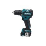 Makita Makita 12 V CXT Li-Ion 2 Ah Diameter 10 mm Drill – 2 Batteries, Charger, Case – DF332DSAJ