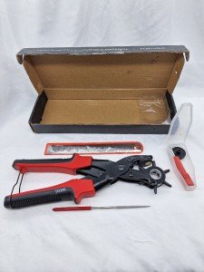 XOOL Revolving Punch Plier Kit for Leather Crafting