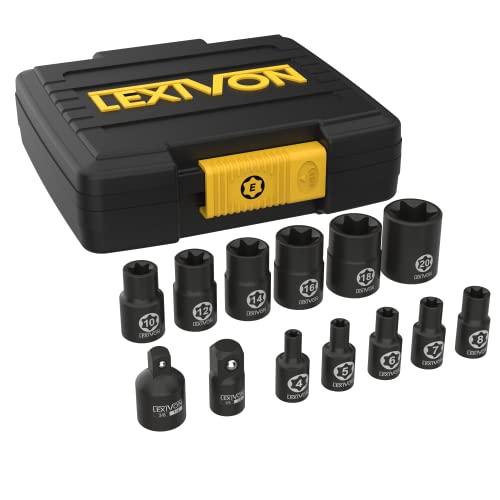 13-Piece Female Star Socket E4 - E20 Set