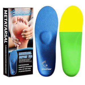 Comfort Insoles with Metatarsal Support Pads