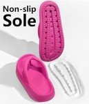 Women's Hot Pink Pillow Flip Flops - EVA Sandals