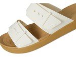 Crocs Women's Brooklyn Buckle Low Chalk/Tan