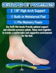 Comfort Insoles with Metatarsal Support Pads