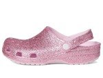 Pink Glitter Crocs for Kids - Classic Clogs
