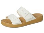 Crocs Women's Brooklyn Buckle Low Chalk/Tan
