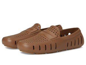 Floafers Men's Country Club Driver Shoes - Chestnut