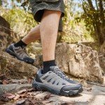 Men's Lightweight Waterproof Hiking Shoes - Non-Slip