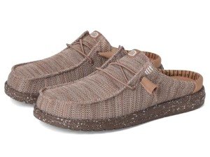 HEYDUDE Wally Slip-On Mules, Deep Taupe Size 11