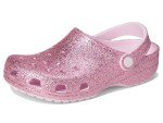 Pink Glitter Crocs for Kids - Classic Clogs