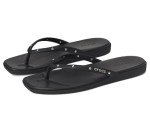 Crocs Women's Miami Black Studded Flip Flops