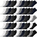 60 Pairs No Show Low Cut Socks for All