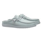 HEYDUDE Wally Slip-On Mules in Puritan Grey
