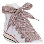 Checkered Flat Ribbon Shoelaces for Sneakers 47
