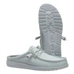 HEYDUDE Wally Slip-On Mules in Puritan Grey