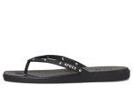 Crocs Women's Miami Black Studded Flip Flops