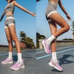 Women's Extra Wide Lightweight Running Sneakers - 8825