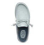 HEYDUDE Wally Slip-On Mules in Puritan Grey