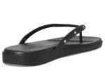 Crocs Women's Miami Black Studded Flip Flops
