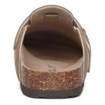 Comfortable Suede Clogs with Arch Support—Mocha