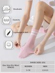 Women's Cozy Striped Crew Socks - 4 Pairs