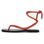 Women’s Strappy Lace-Up Flat Sandals