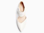 Coutgo Women's Beige Kitten Heel Dress Shoes