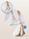 Women's Cozy Striped Crew Socks - 4 Pairs