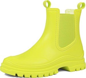 DKSUKO Women's Waterproof Short Rain Boots