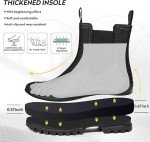 DKSUKO Women's Waterproof Short Rain Boots - Fluorescent Green