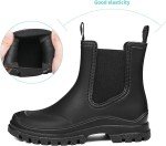 DKSUKO Women's Waterproof Short Rain Boots - Fluorescent Green
