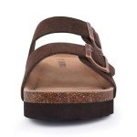 ORADO Women's Suede Cork Footbed Summer Sandals