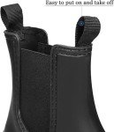 DKSUKO Women's Waterproof Short Rain Boots - Fluorescent Green