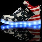 SANYES LED Light Up High Top Sneakers