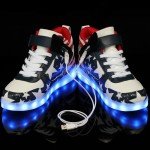 SANYES LED Light Up High Top Sneakers