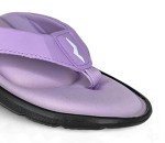 NORTY Women's Lavender Memory Foam Flip Flops