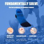 AONIJIE Coolmax Five Finger Toe Socks - 3 Pairs