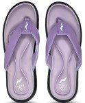 NORTY Women's Lavender Memory Foam Flip Flops