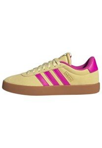 Adidas Women's VL Court 3.0 Sneakers - Yellow/Pink