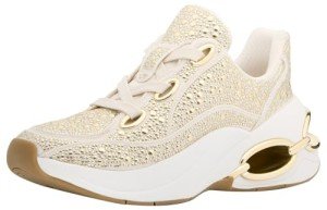 Michael Kors Women's Toni Trainer - Cream - Size 8.5
