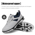 Men’s Waterproof Lightweight Golf Shoes, No-Slip