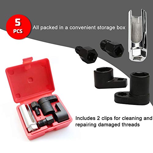 ABIGAIL 5 Piece Automotive Oxygen Sensor Wrench Chaser