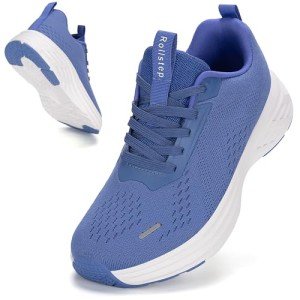 Women's Extra Wide Arch Support Sneakers - Blue