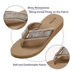Comfortable Khaki Women's Flip Flops with Arch Support