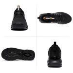 Men's Lightweight Breathable Running Sneakers - Black